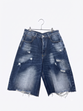 Bermuda jeans oversize