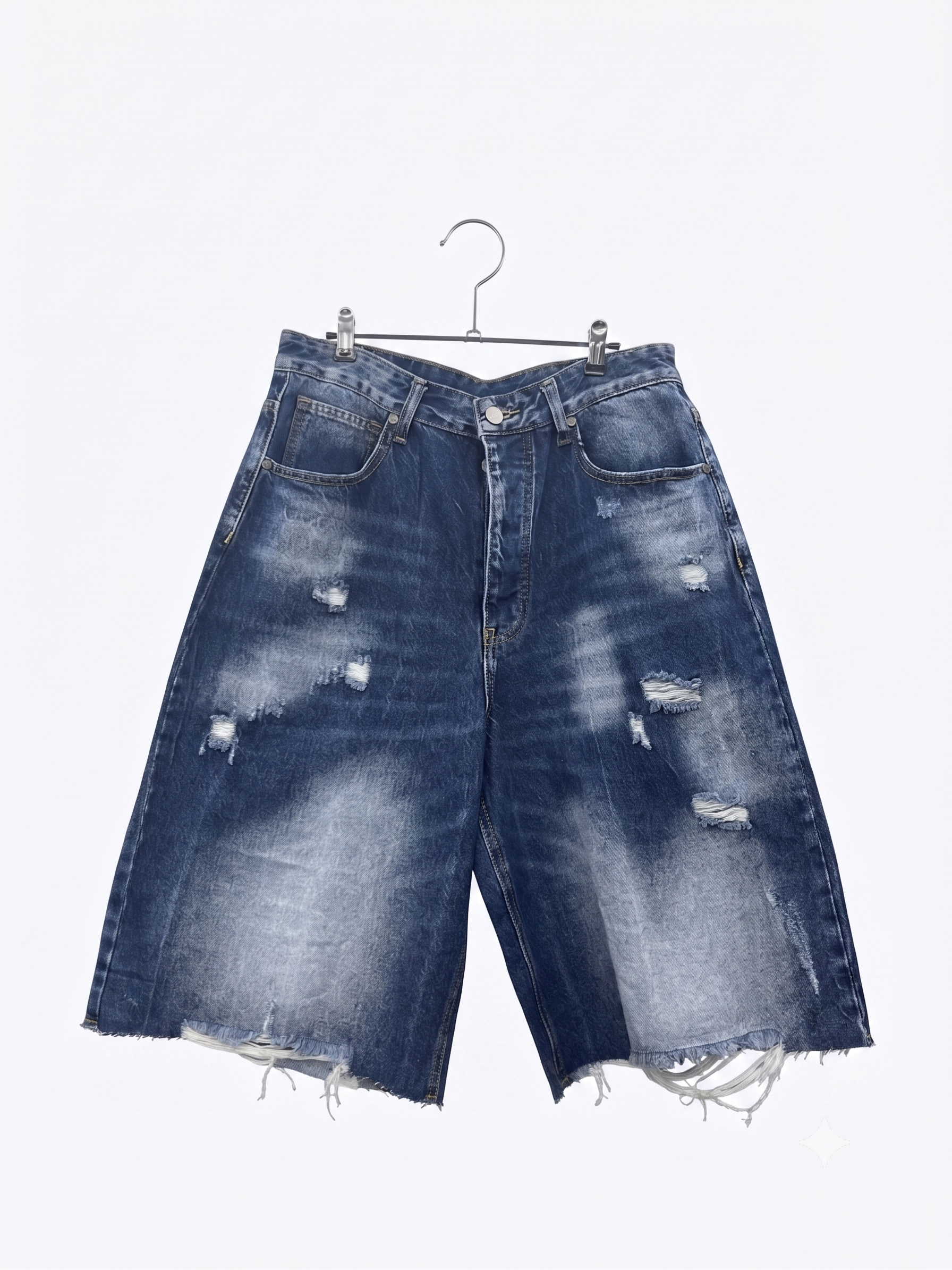 Bermuda jeans oversize