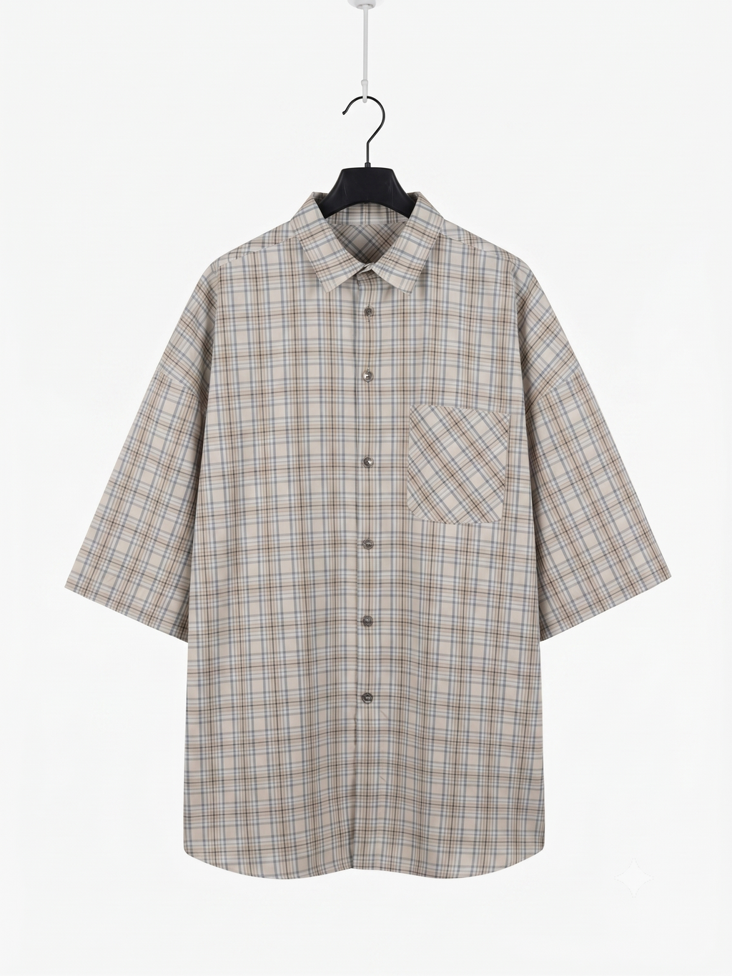 Camicia a quadri oversize