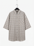 Camicia a quadri oversize