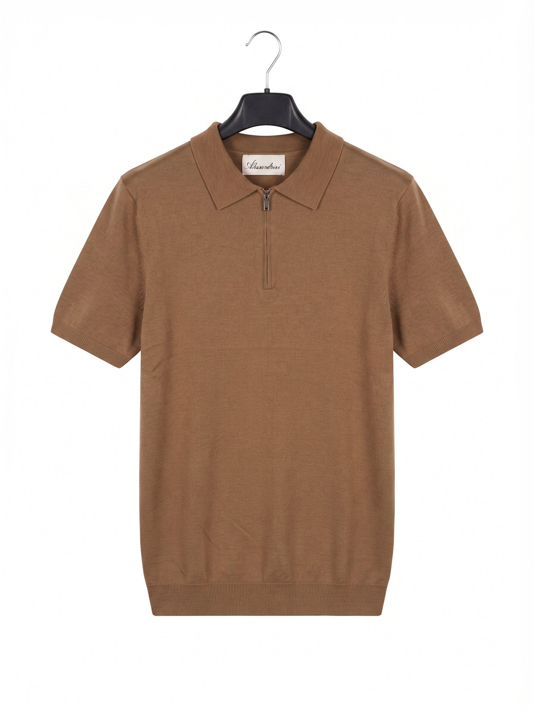 Polo slim fit zip