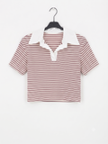 T-shirt colletto a V