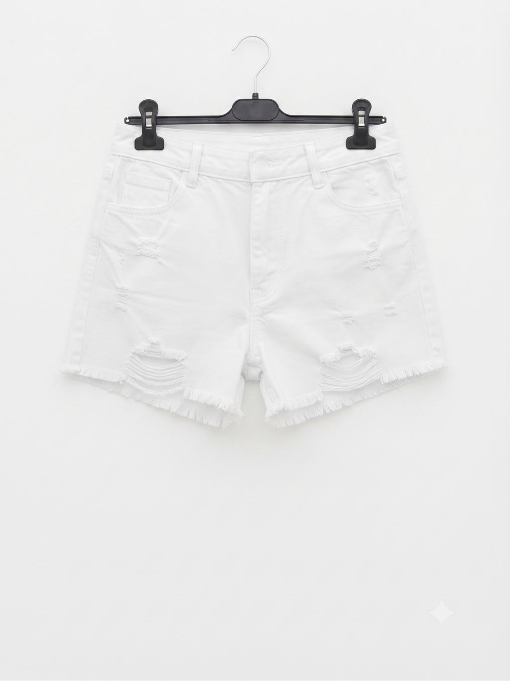 Bermuda jeans strappati