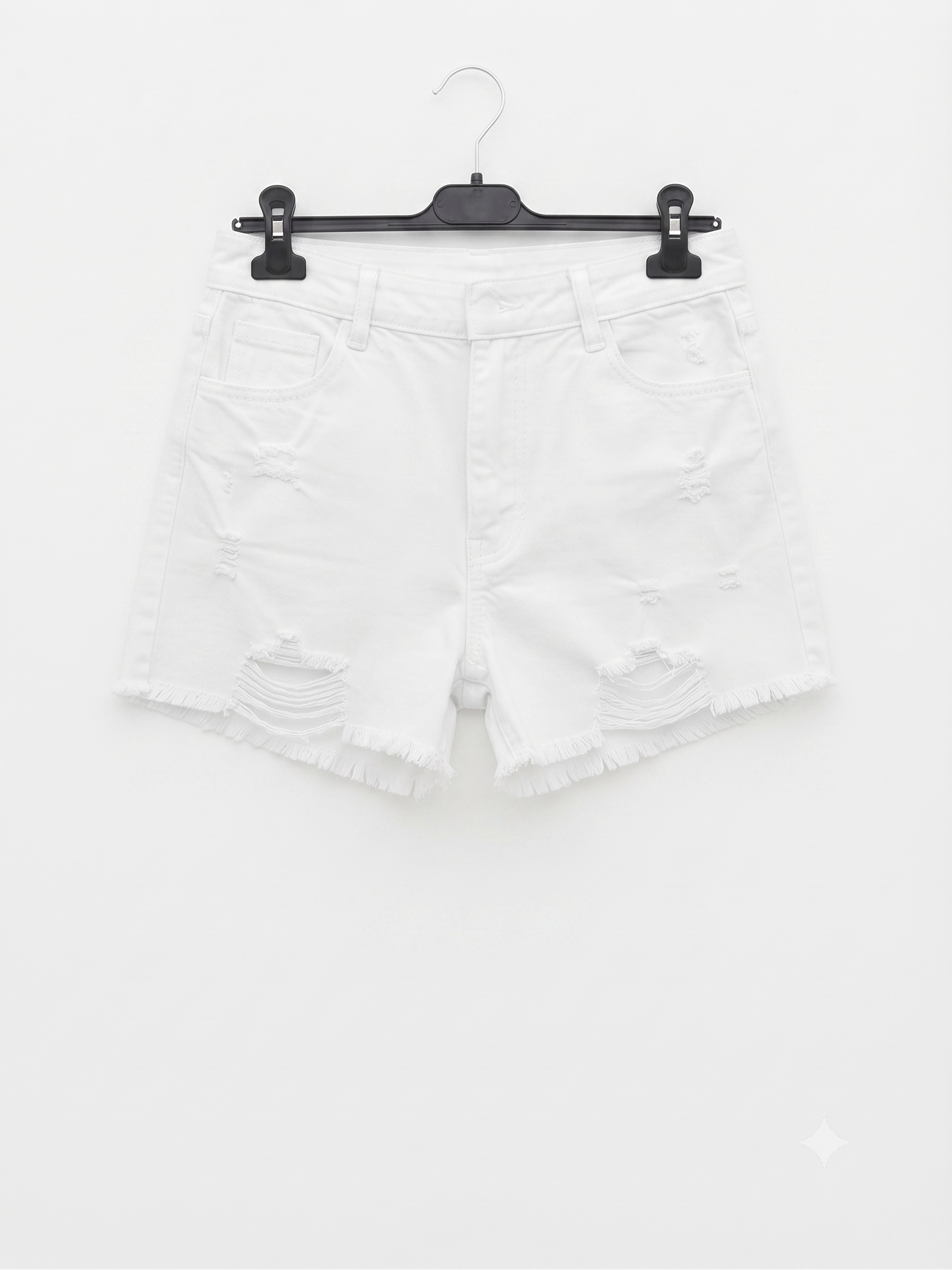 Bermuda jeans strappati