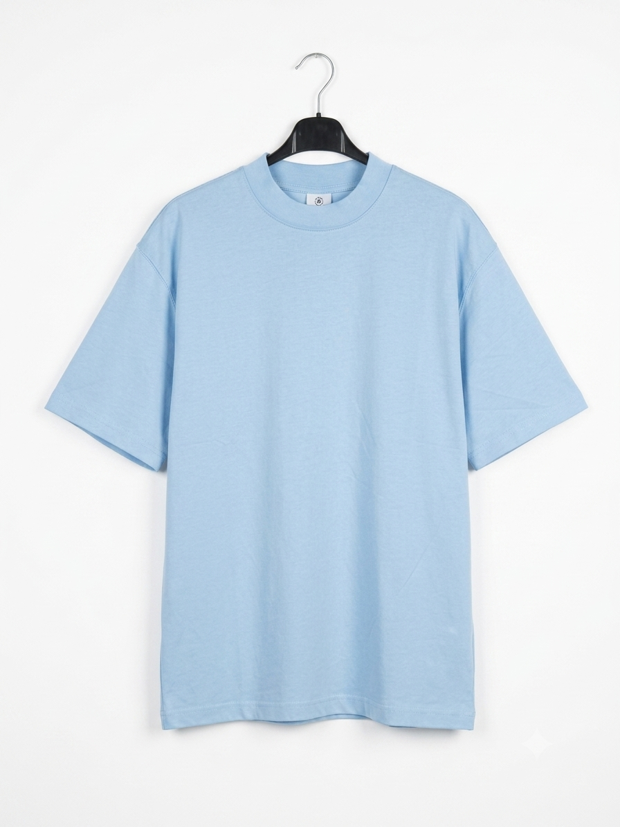 Long collar T-shirt