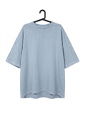 T-shirt oversize washed doppia cucitura